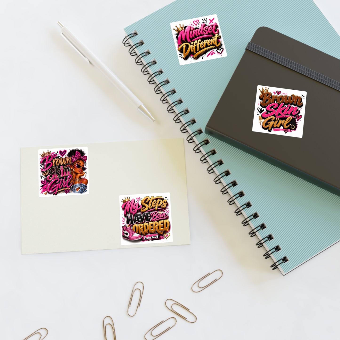Brown Skin Girl Sticker | Black Girl Empowerment Decal