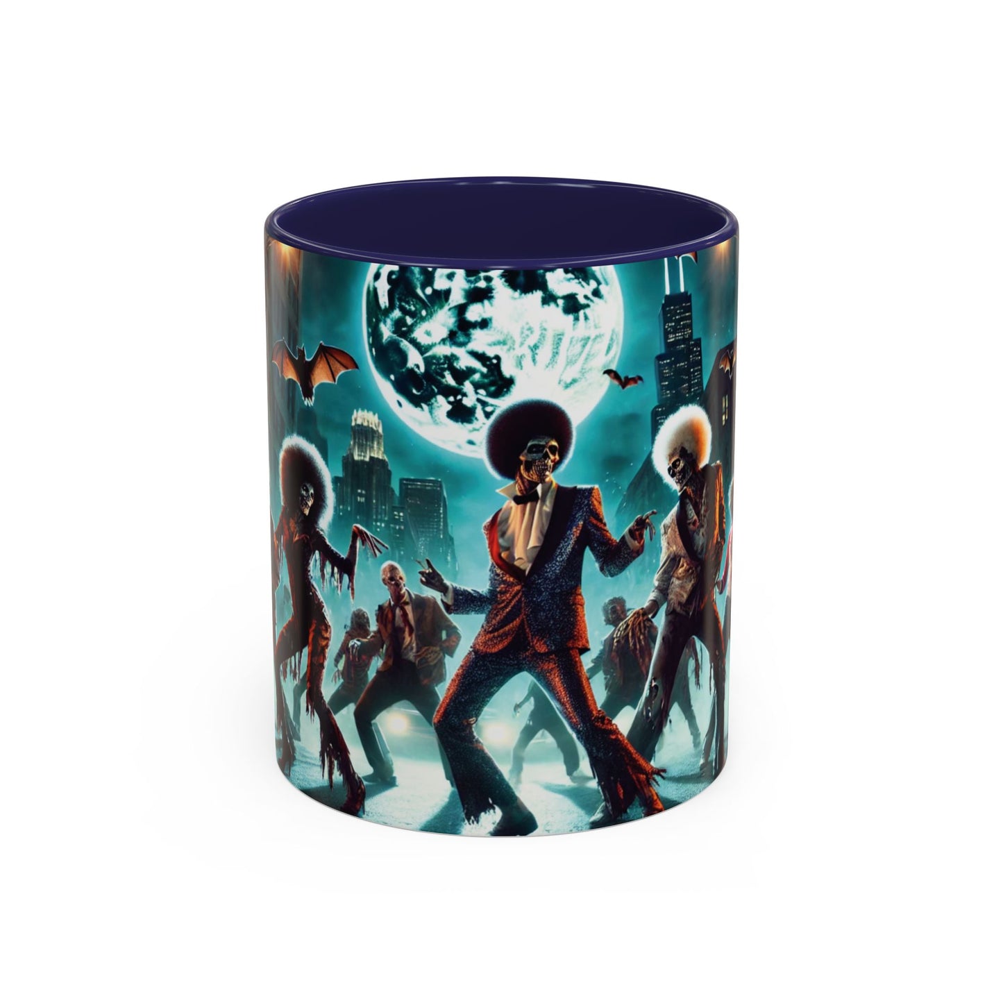 Spooky Black Horror Art Coffee Mug-Thriller Edition