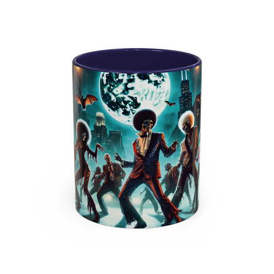 Spooky Black Horror Art Coffee Mug-Thriller Edition