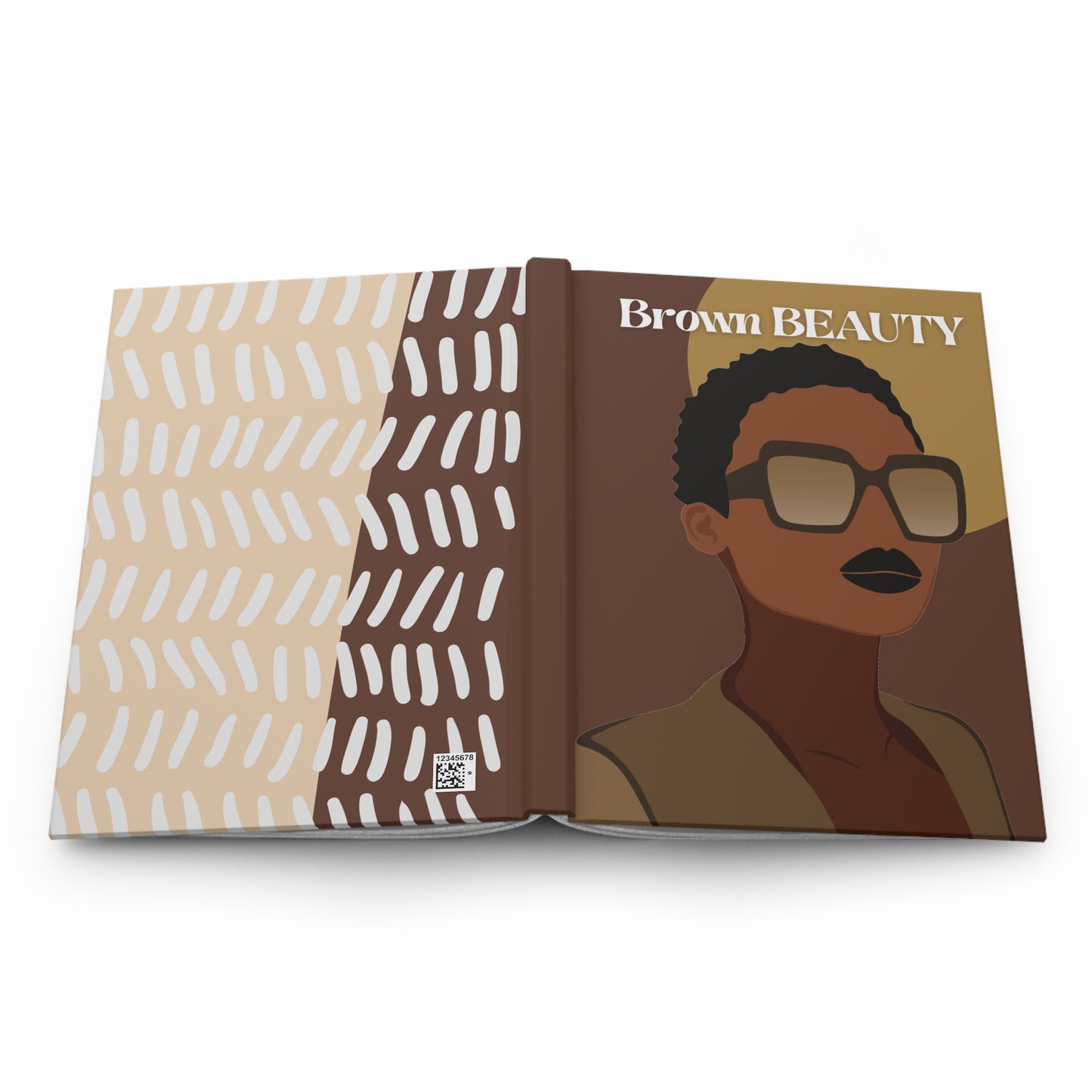 Brown Beauty Journal | Self-Love & Reflection Notebook