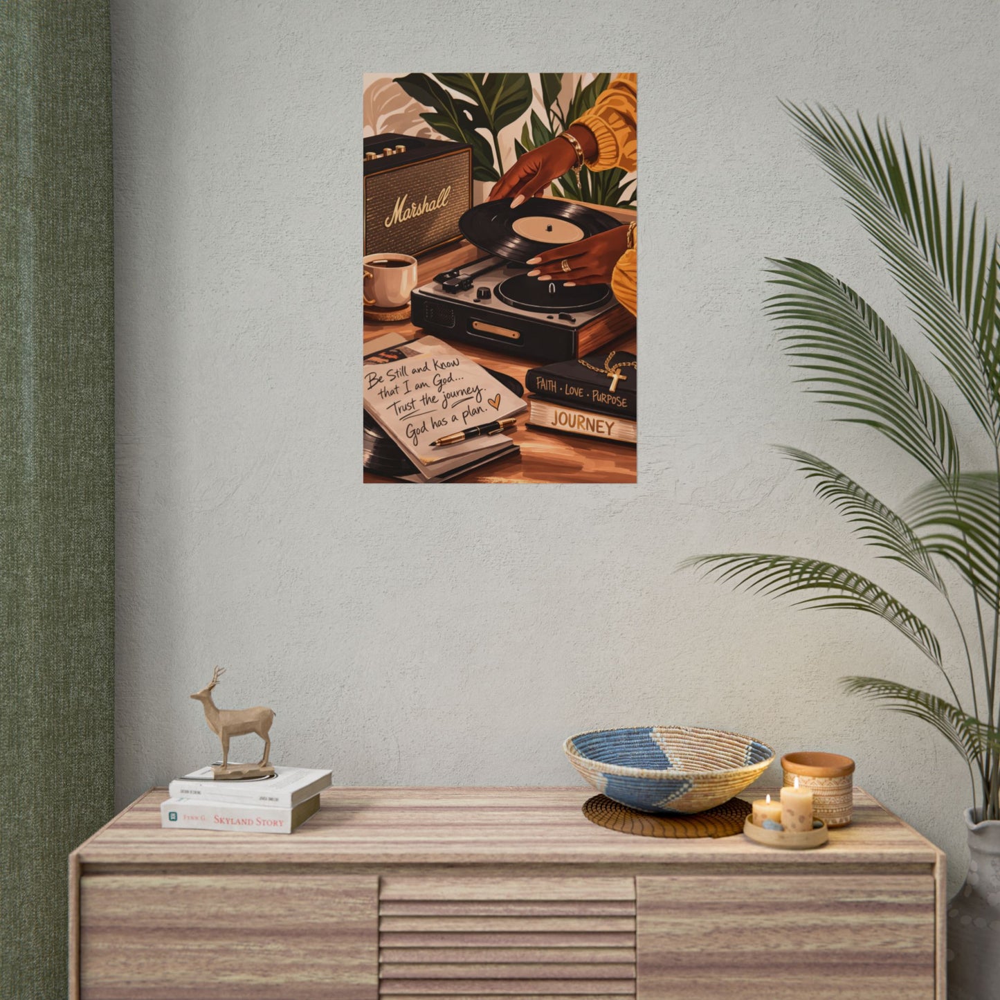 Be Still and Know Unframed Poster | Christian Wall Art