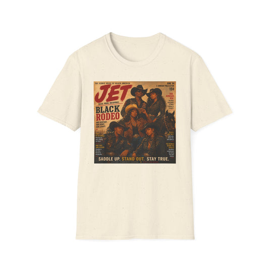 Jet Magazine Black Rodeo Graphic T-Shirt | Western Culture Tee