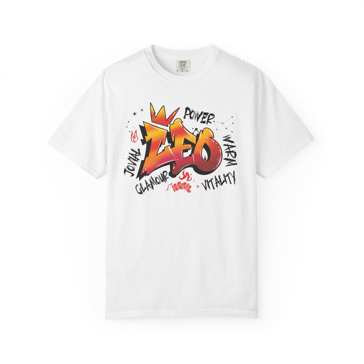 Leo Graffiti T-Shirt | Zodiac Sign Graphic Unisex Tee
