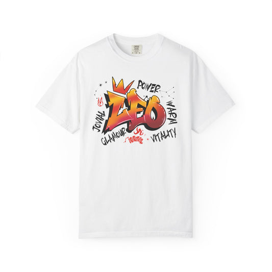 Leo Graffiti T-Shirt | Zodiac Sign Graphic Unisex Tee