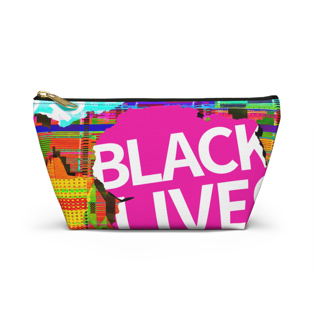 Black Lives Matter Accessory Pouch — T‑Bottom Bag