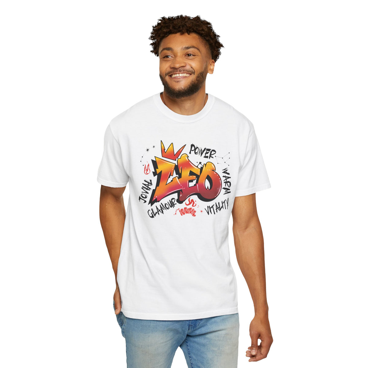 Leo Graffiti T-Shirt | Zodiac Sign Graphic Unisex Tee