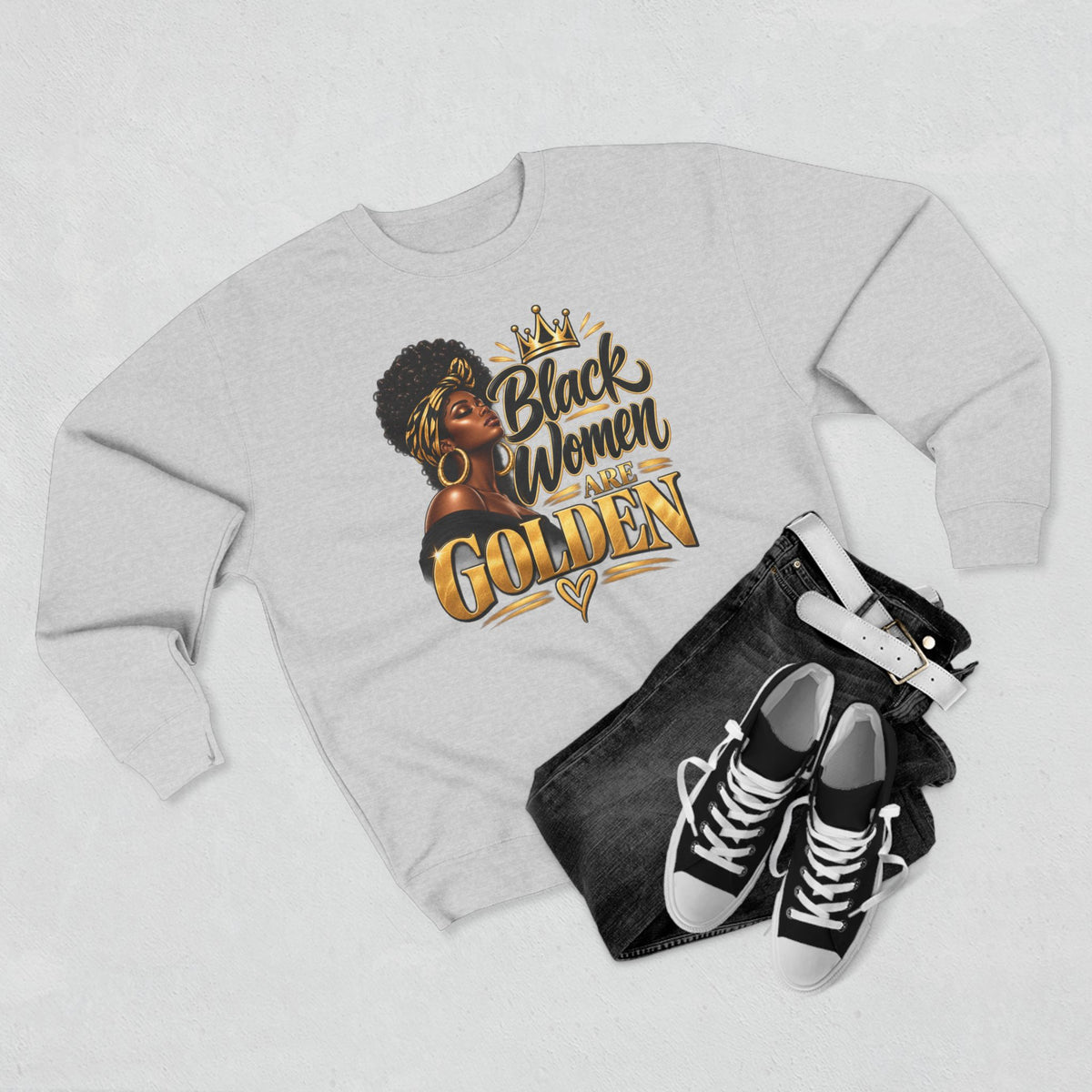 Black Women are Golden — Sweatshirt Crewneck