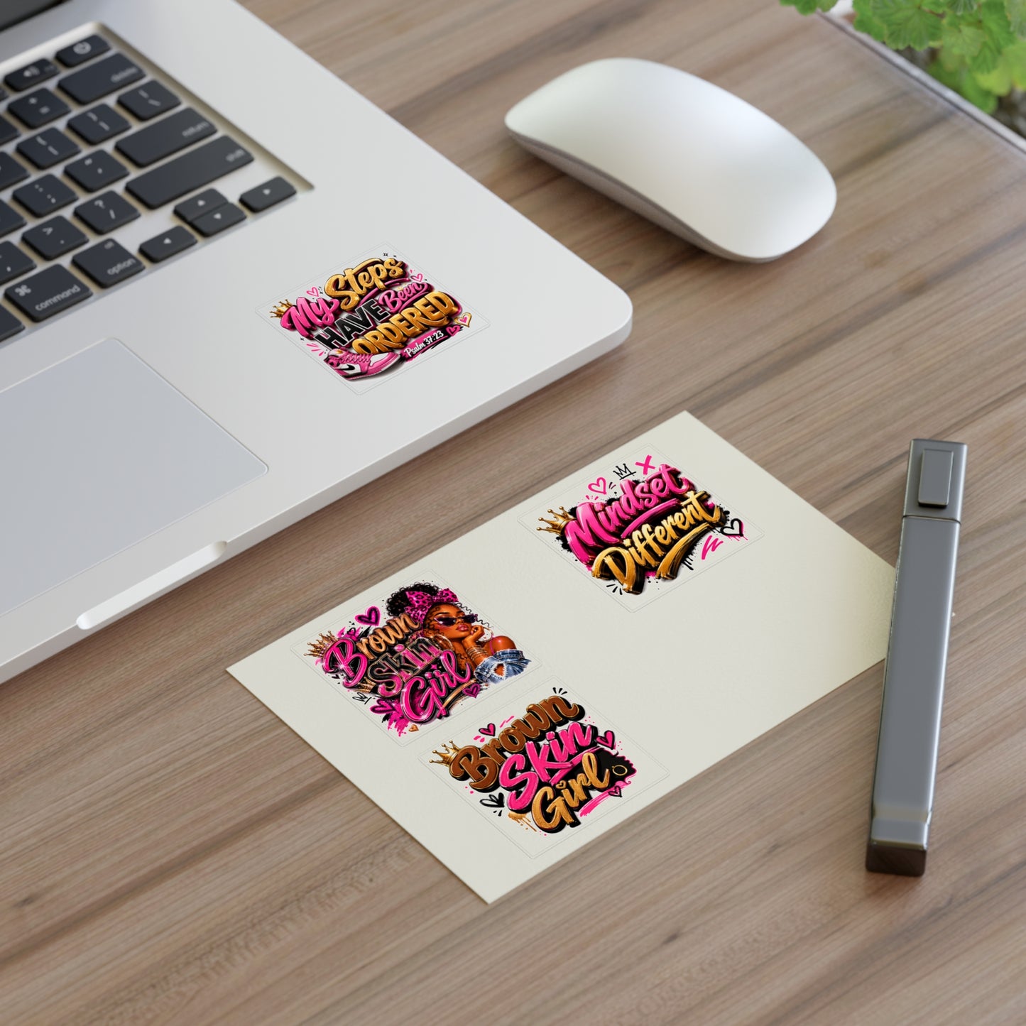 Brown Skin Girl Sticker | Black Girl Empowerment Decal