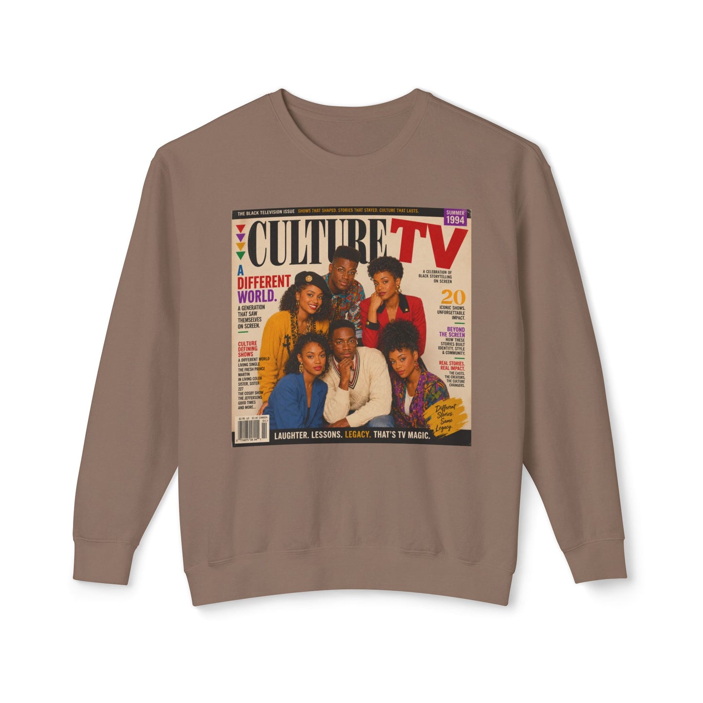 Vintage TV Culture Magazine Cover Sweatshirt