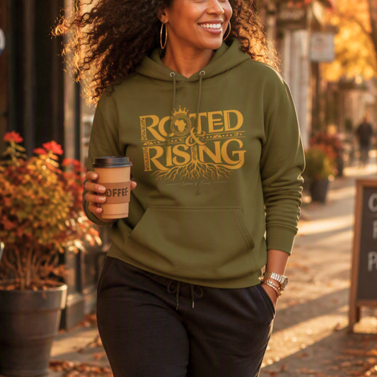 Rooted & Rising — Graphic Hoodie