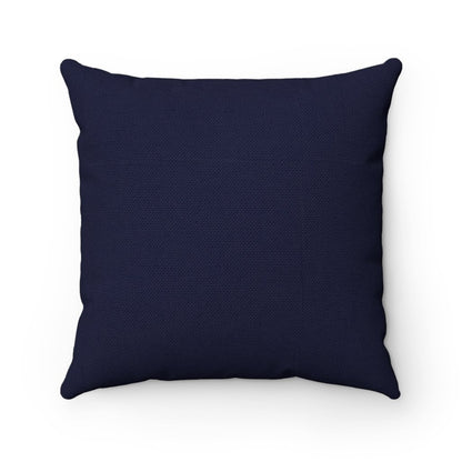 Navy and Gold Kiss Square Pillow-Home Decor-Epitome of Beaute