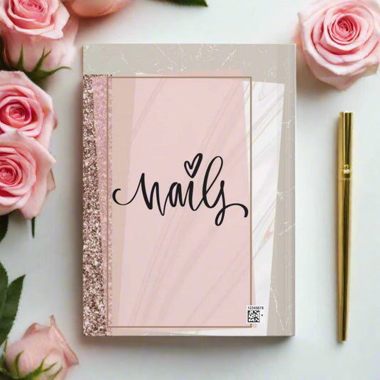 Booked & Busy Hardcover Journal - The Perfect Companion for Every Nail Tech